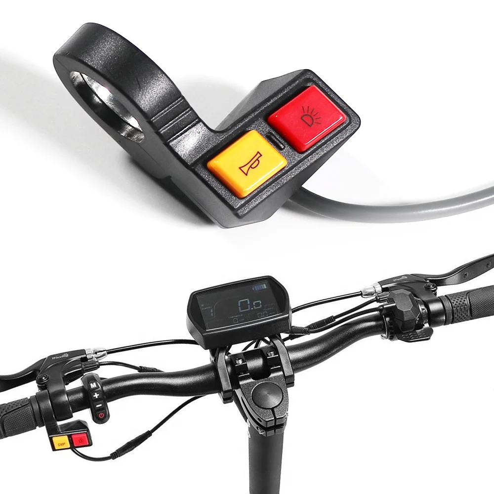 Функциональный переключатель на руль, клаксон для фары, переключатель сигнала поворота для KUGOO G2 PRO, запчасти для электрического скутера, выключатель света для электрического скутера