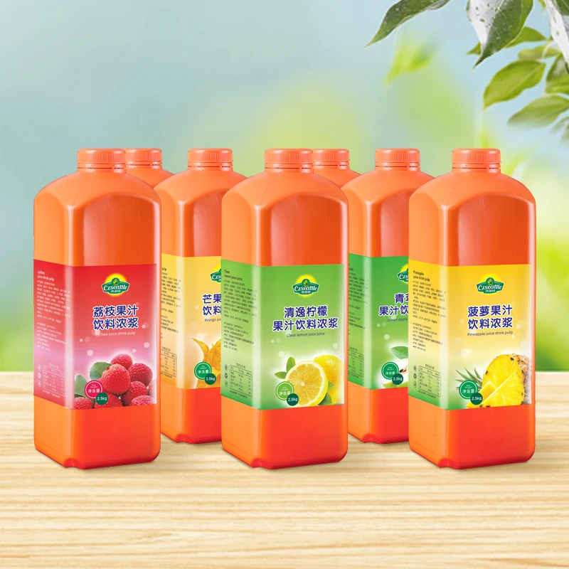 Czseattle Mango fruit juice syrup fruit juice concentrate fruit flavored drink & beverage for milk tea shop