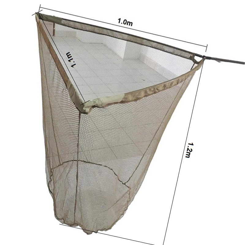 Landing net carp fishing 1.8m 1section carbon handle