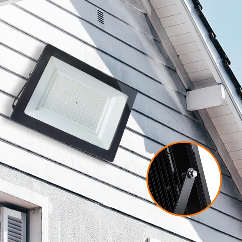 Waterproof IP65 Portable Projector RGB Sensor 20W 30W 50W 100W 200W Security LED Flood Light For Outdoor Using