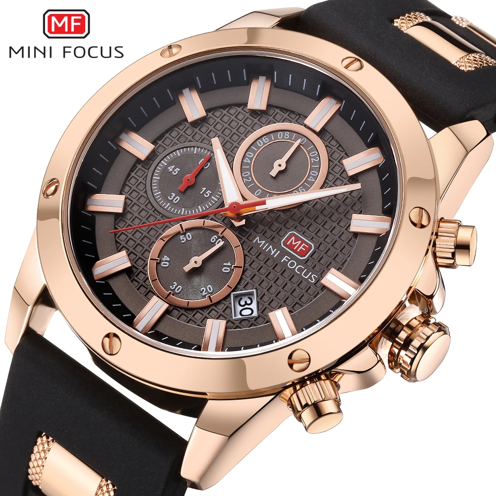 MINI FOCUS Quartz Own Logo Watch Top Sales water proof digital analog watches men watch
