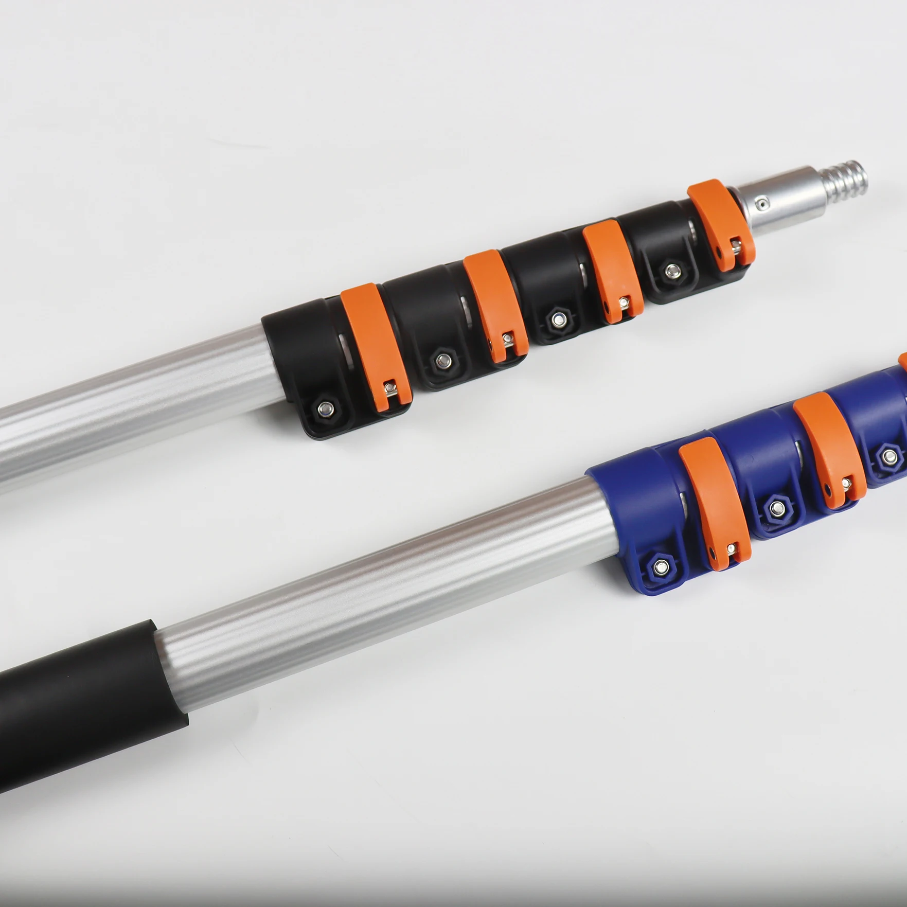 Aluminum Telescopic High Reach  Pole adjustable Rod Extendable with Flip Switch lock and long handle