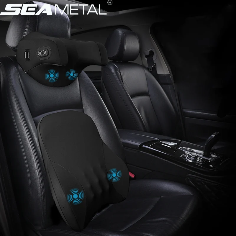 3-х уровневый спины и шеи массажер USB зарядка Автомобильная Массажная подголовником/поясничная подушка