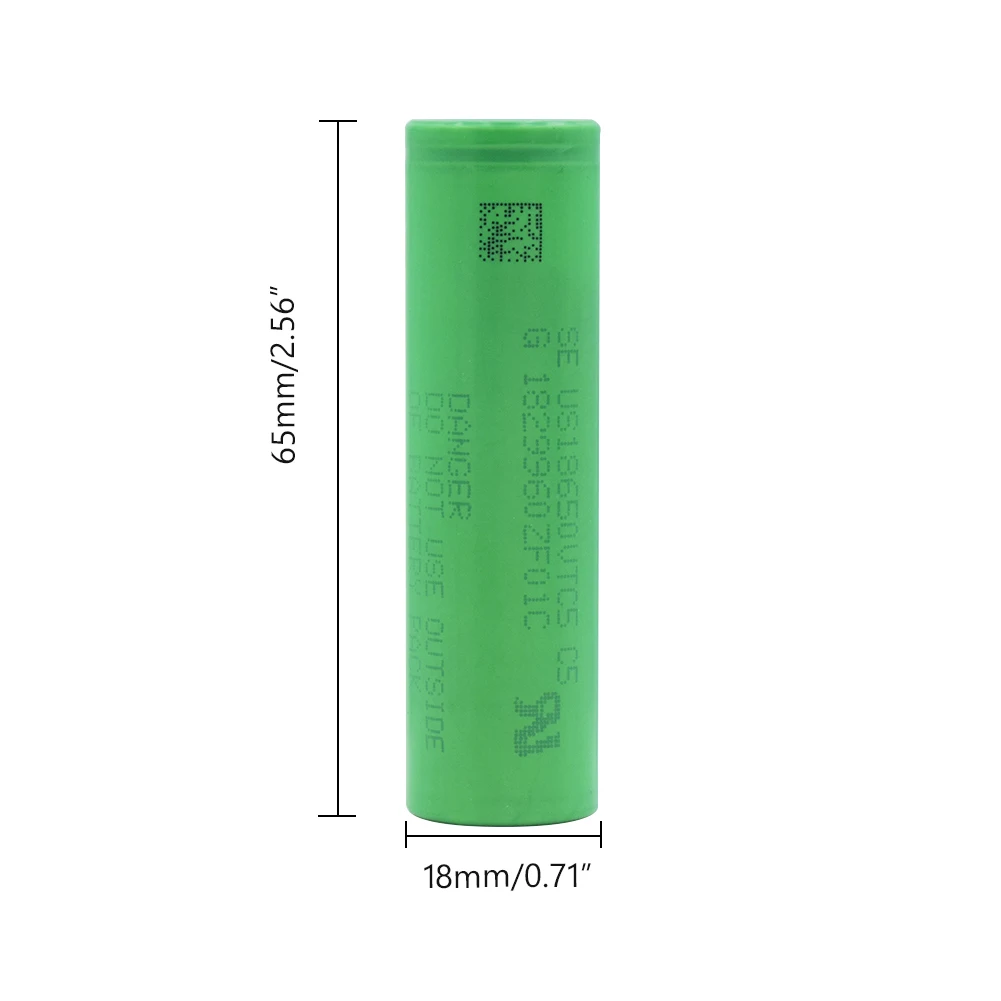 100% Original VTC5 lithium battery 2600mAh for Electric Bicycles 3.7V li-ion rechargeable lithium ion 18650 battery