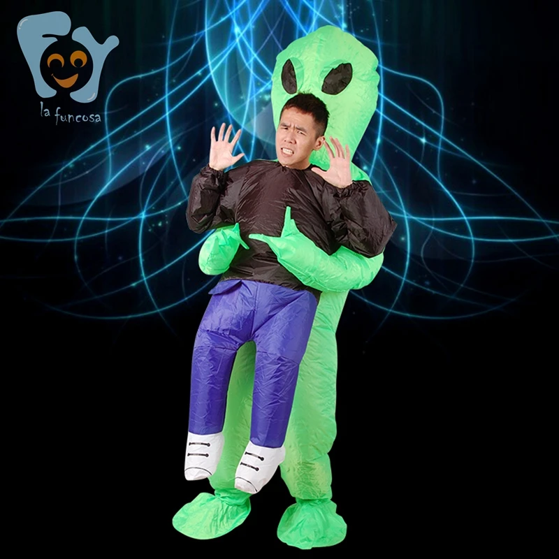 Unisex Adults Halloween Inflatable Alien Costumes
