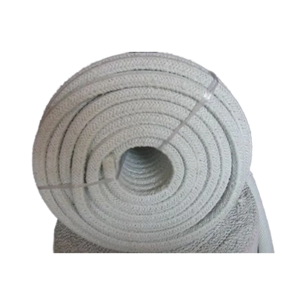 High Temperature Braided Ceramic Fiber Packing Rope for Gland Sealing