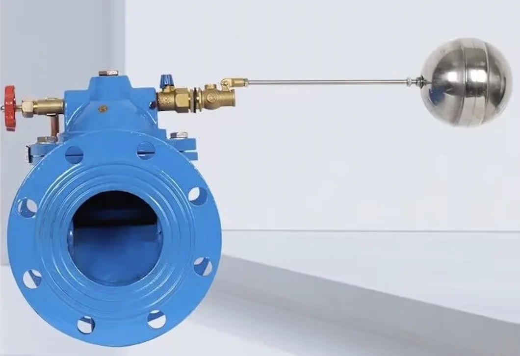 Remote Control 100X-16Q Float Ball Valve Hydraulic Control Valve for Water Tank Supply Flange Water Tank Ball Valve