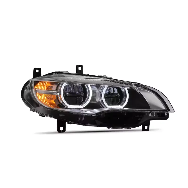SJC Automotive car styling for BMW X6 E71 headlight 2008-2014 LED headlamp DRL fog lamp turn signal lamp angel eye projector