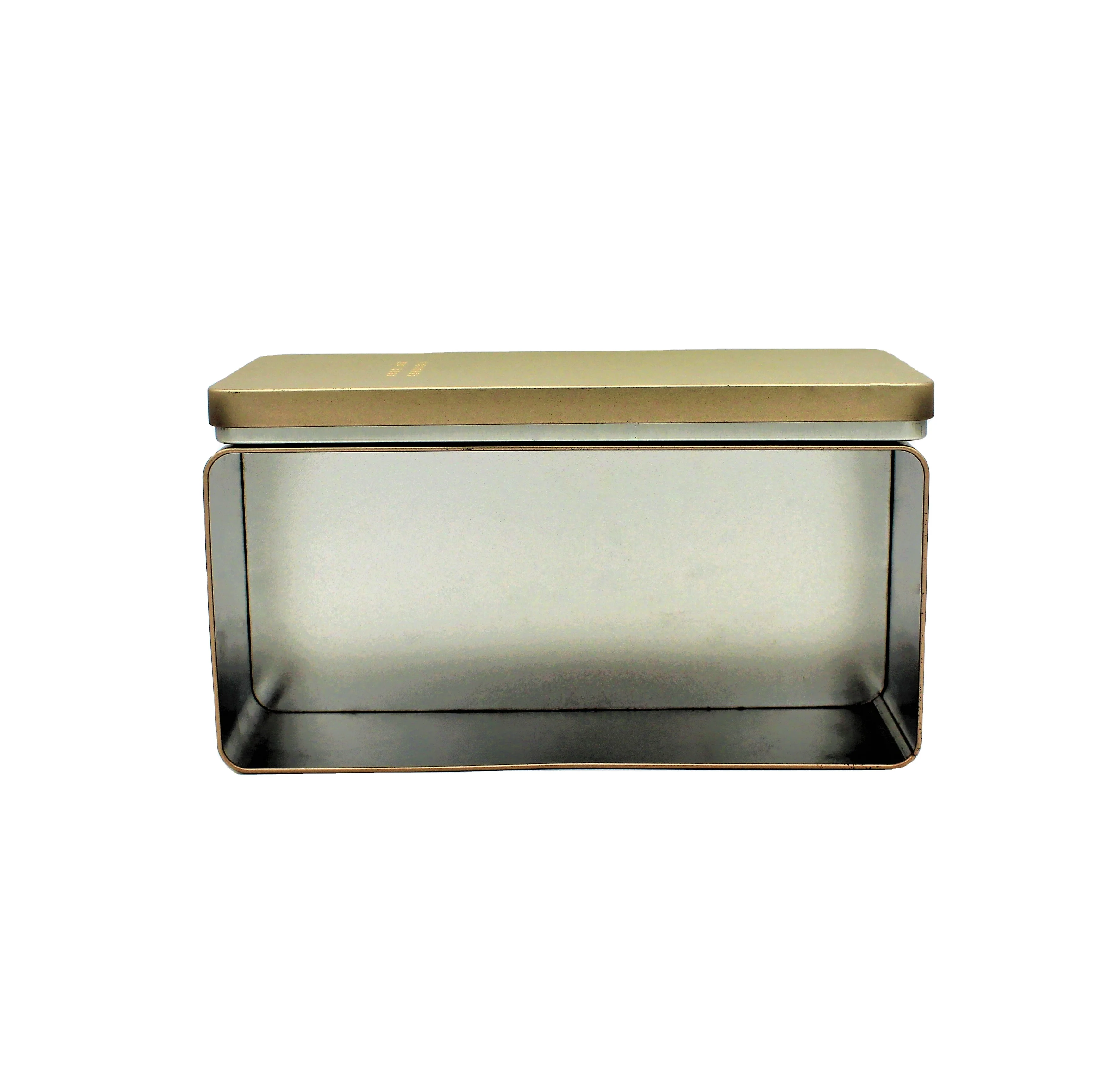 Outstanding Quality Beautiful Rectangular Starburst Tin Cama Tea Coffee