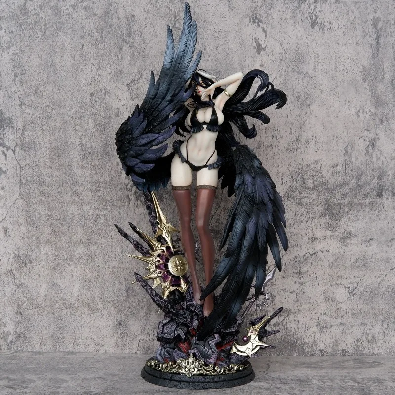 56cm High Quality Japanesey Anime Sexy Girl Albedo Overlord figures Hentai Girl Action Anime Figure Summer Swimsuit Yael Beder
