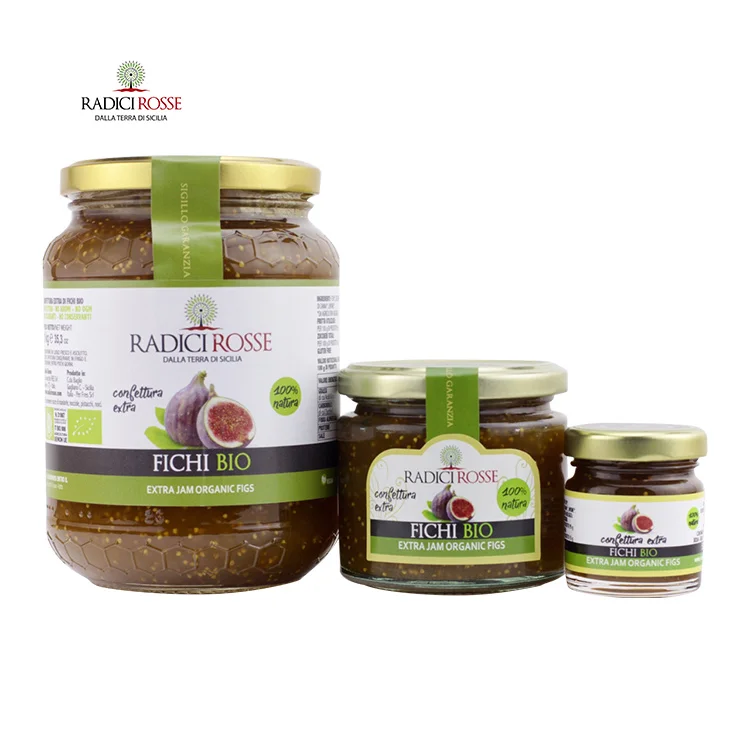 
Extra jam organic figs Natural Fig Jam canned fruit glass mixed fruit jam 