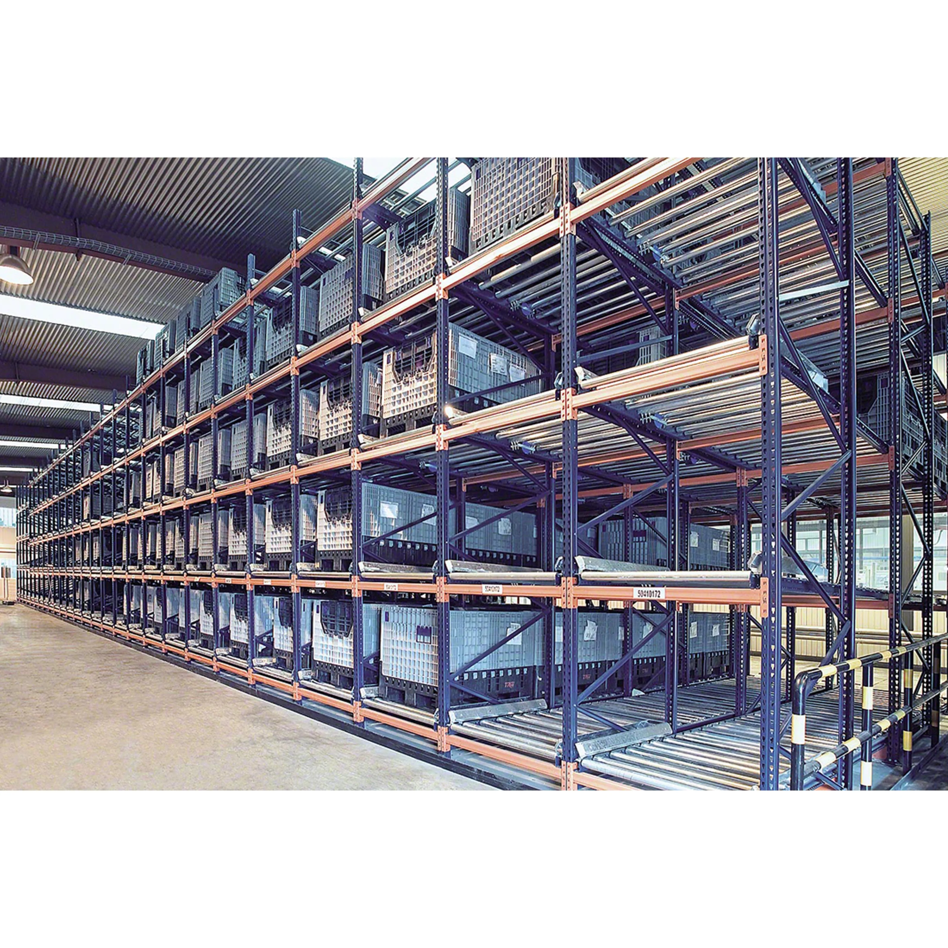 Горячая Распродажа от производителя, высококачественные холоднокатаные стальные сверхпрочные гравитационные полки для склада