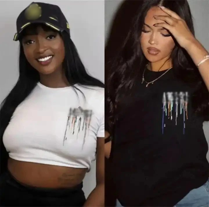 Wholesale summer fashion designer white top t-shirts casual 220g cotton short sleeve t shirt for women