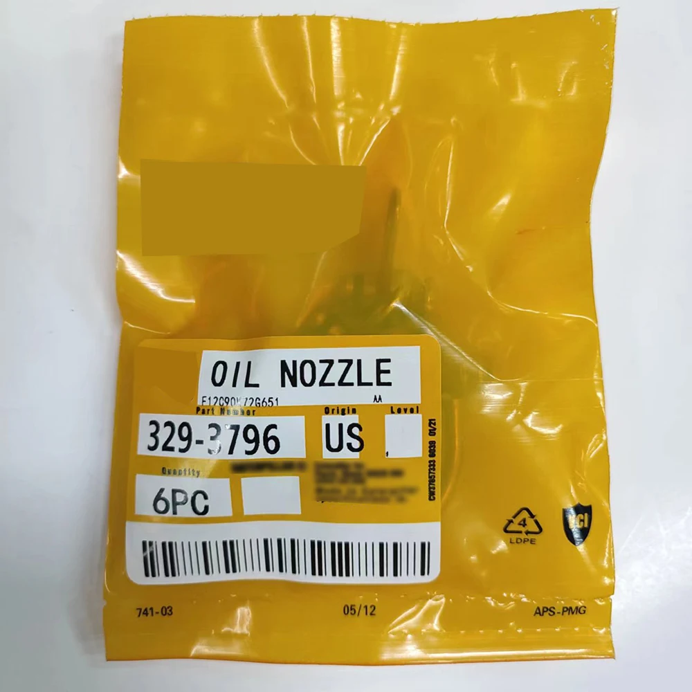 Diesel Engine Parts for caterpillar C4.4 C6.6 Oil Cooling Nozzle 329-3796 3293796