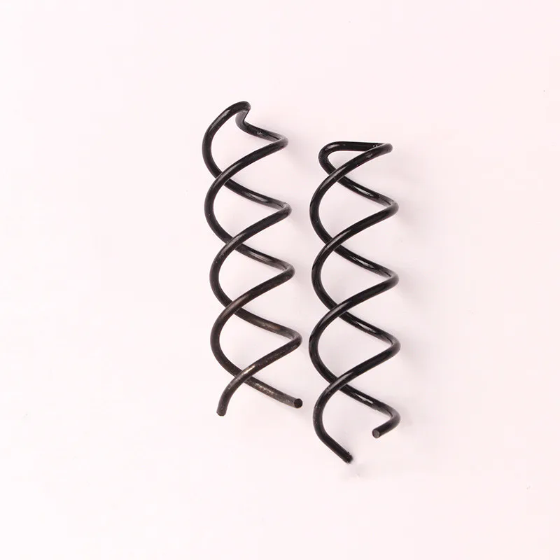 Simple DIY Alloy Hair Styling Tools Invisible Spiral Twist Bun Hair Clips Curlers Wholesale Hairpin