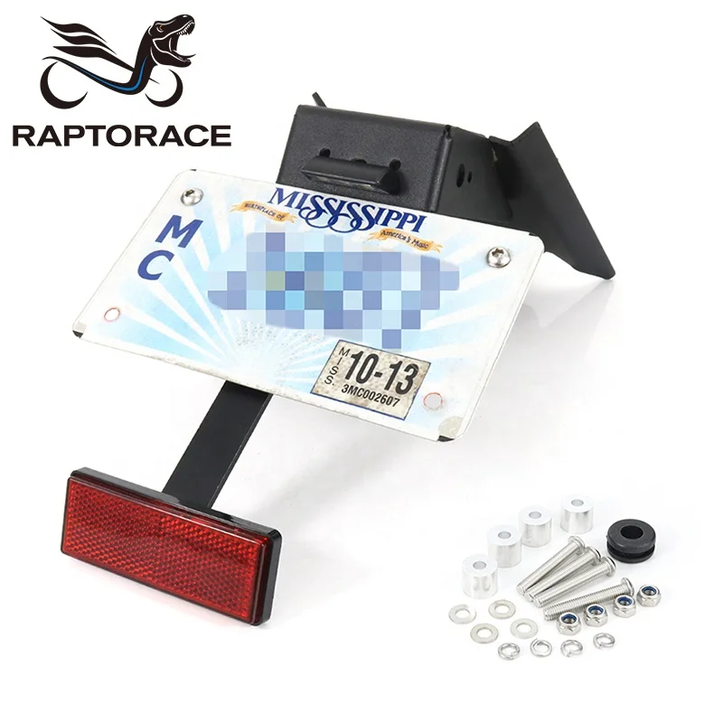 Raptorace fit for KTM  Duke 125 250 390 2017-2021 aftermarket aluminum number license plate holder fender eliminator tail tidy