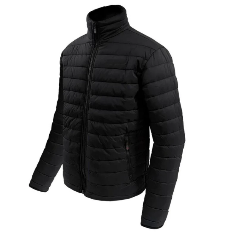 Lightweight Design Black Heated Puffer Jacket