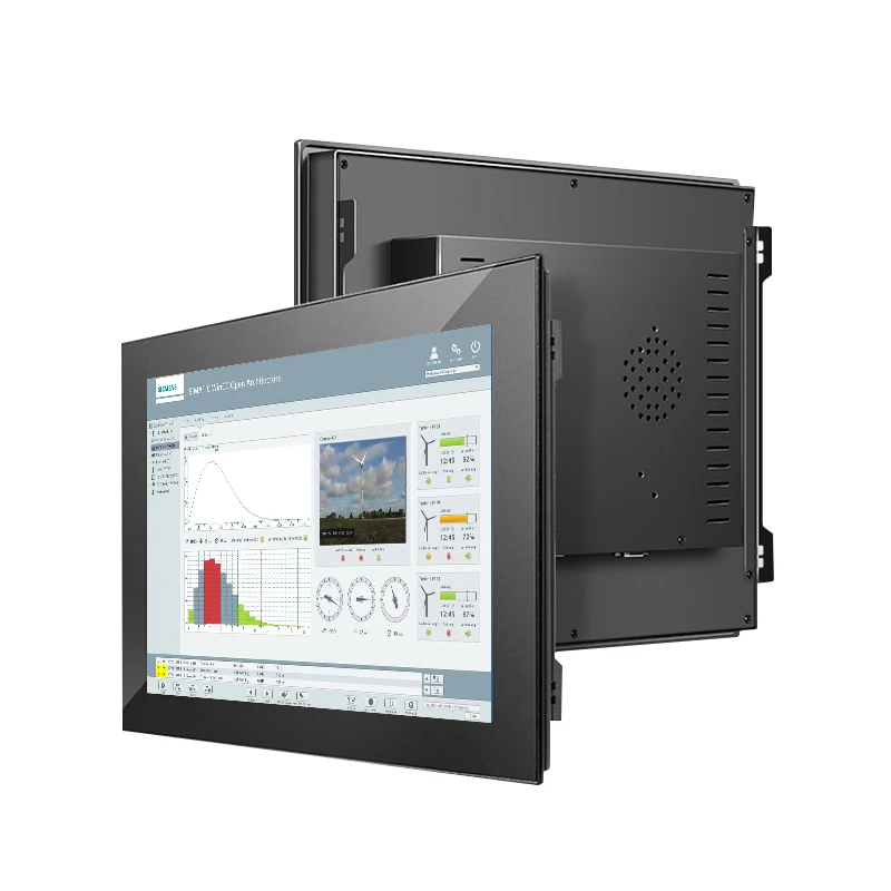 Embedded Capacitive Touch Screen 21.5 inch Industrial Computer All in one Panel PC with VGA/USB/RS232/RS485