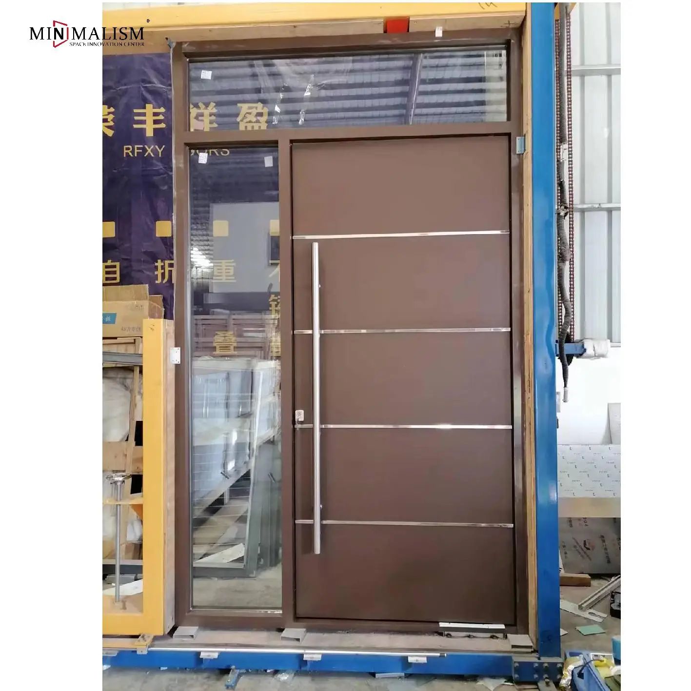 Front Door Design Villa Pivot Entrance Security Luxury Front Pivot Door Modern Entry Black Porta Aluminum Pivot Door