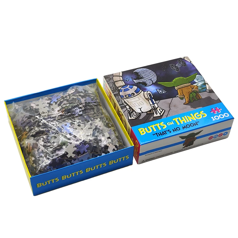 High Quality Custom Printing 500 1000 Pieces Super Hero Cartoon Jigsaw Puzzles for Adults