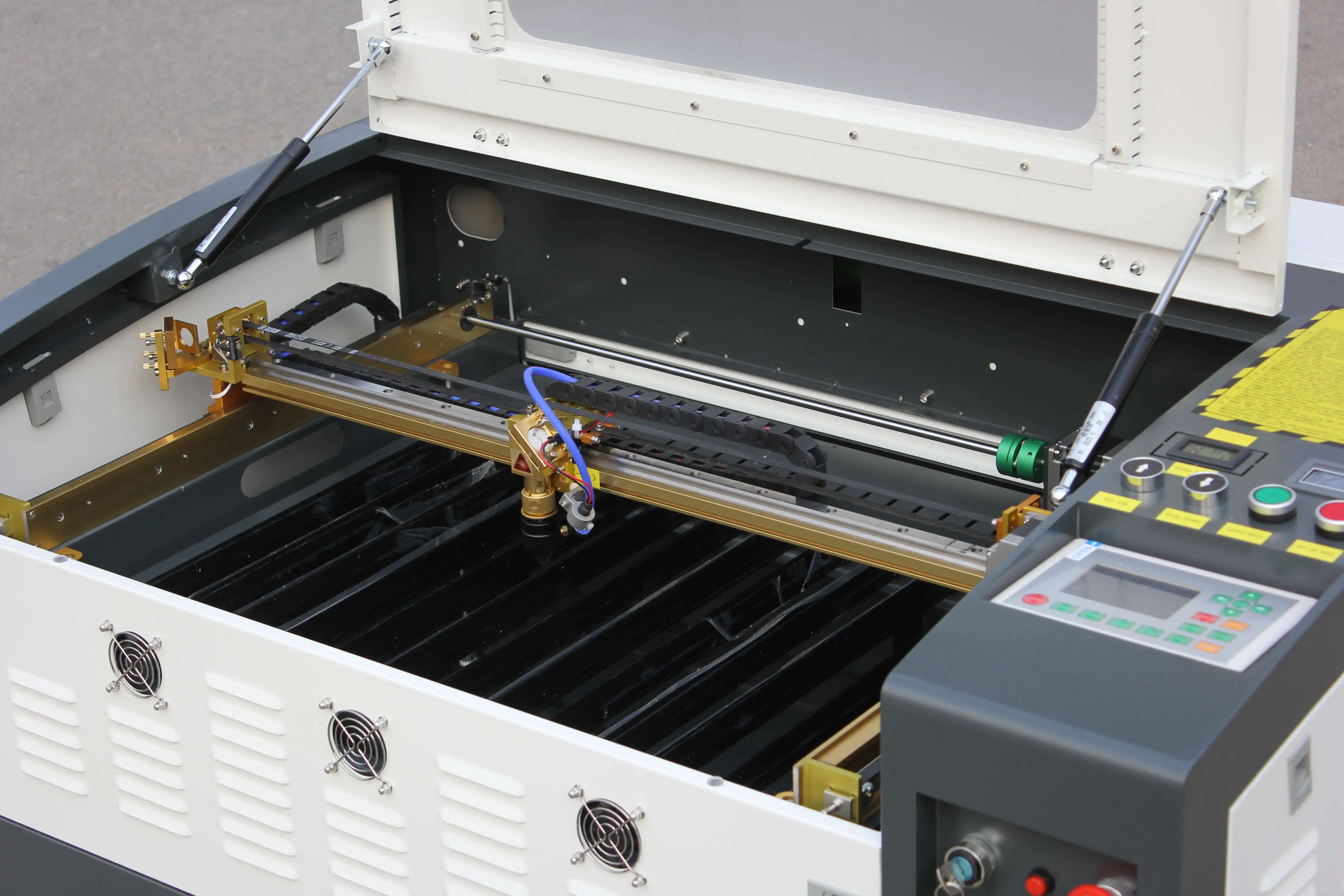 HT460 Laser Engraving and Cutting Machine All Kinds Of No-Metal Materials And Coated Meta