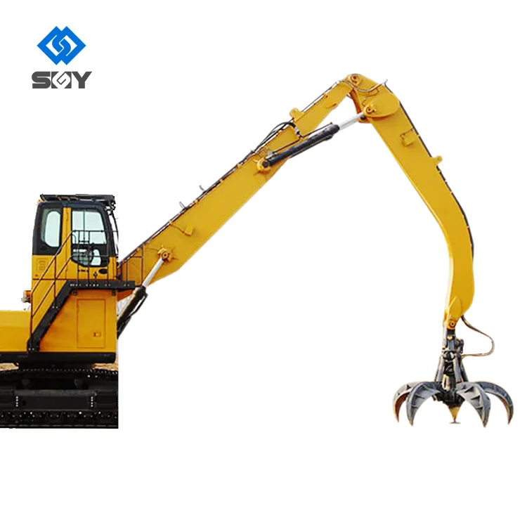 Hot Selling 1-50T Excavator Hydraulic Orange Peel Grab For Steel Scrap Big Stone Grapple