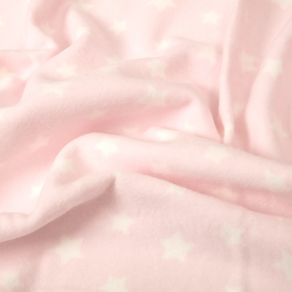 Hot Selling Baby Products Soft and Comfortable Brushed-Cotton Texture Stylish Woven Star Pattern Baby Blanket Set