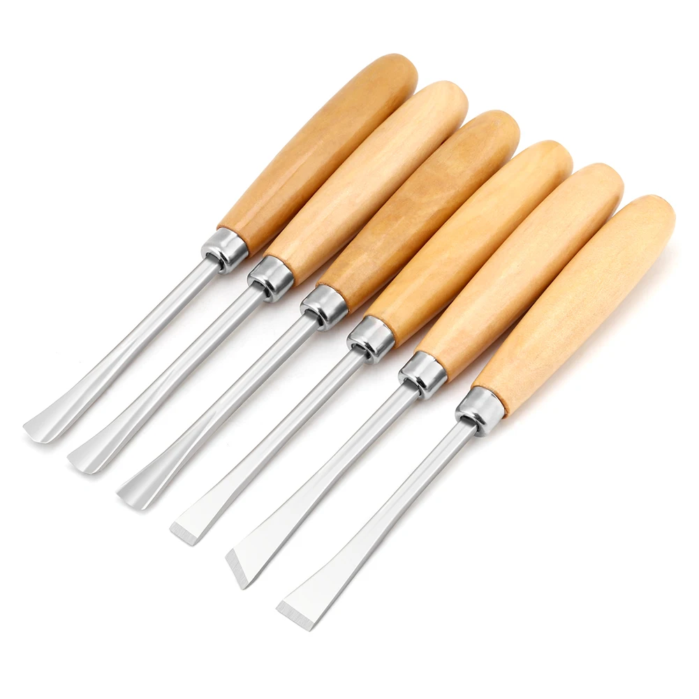 6pcs Professional Wood Carving Hand Chisels Set DIY Woodworking Sculpting Tools Wood Carving Chisel Woodwork Hand Tools