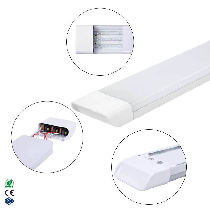 High lumen 28W 36W 0.6M 1.2M 2FT 4FT iron aluminum fixture T8 purification fixture LED tube