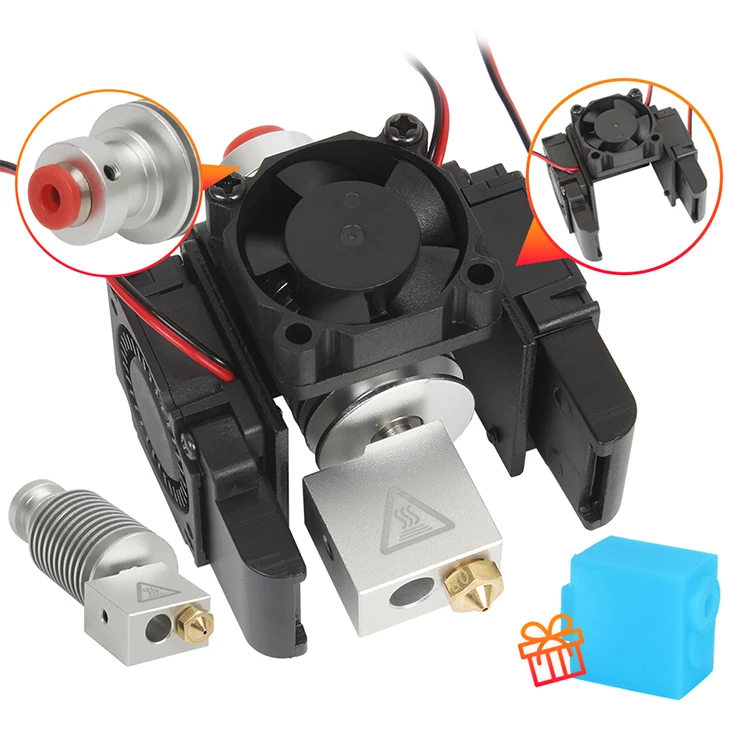 3dsway e3d V6 Volcano полностью металлический Hotend Kit 12V 24V Bowden Direct 0 4/1 75mm волоконный экструдер аксессуары для 3D-принтера ender 3