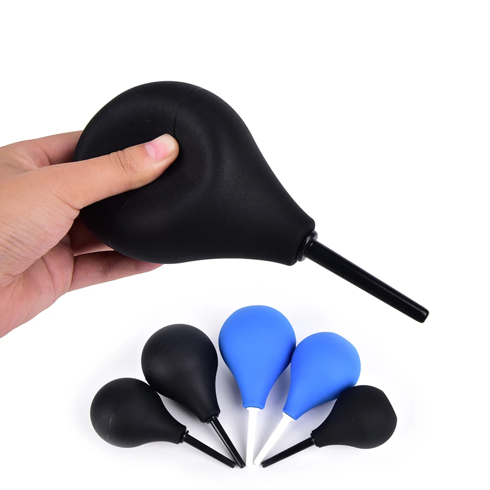 Silicone Pear Vaginal Douche Water Bottle Women Personal Care Vaginal Products Sex Tool Enema Cleaning Hygiene Anal Douches