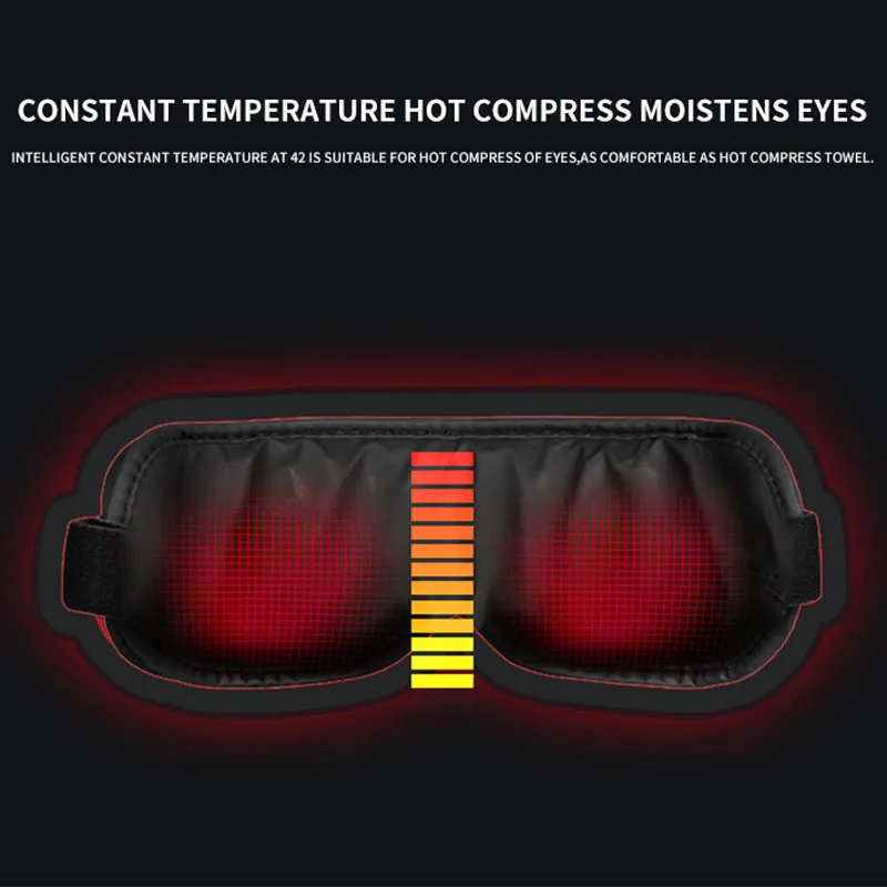 Rechargeable hydrogen  mini electric  under  manual  ultrasonic eye massager device, heat eye fatigue massager generator