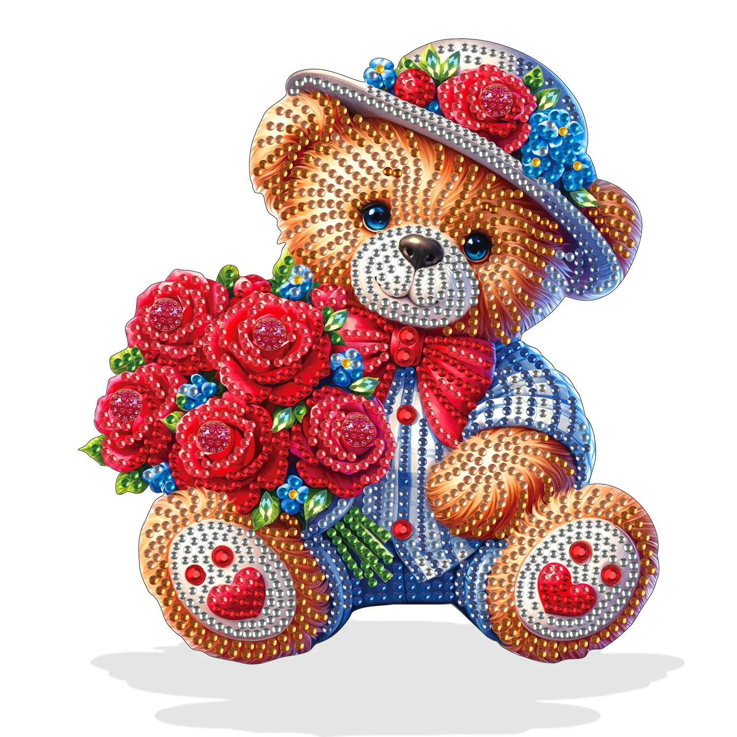 Набор для творчества 5D «Медвежонок с цветами»