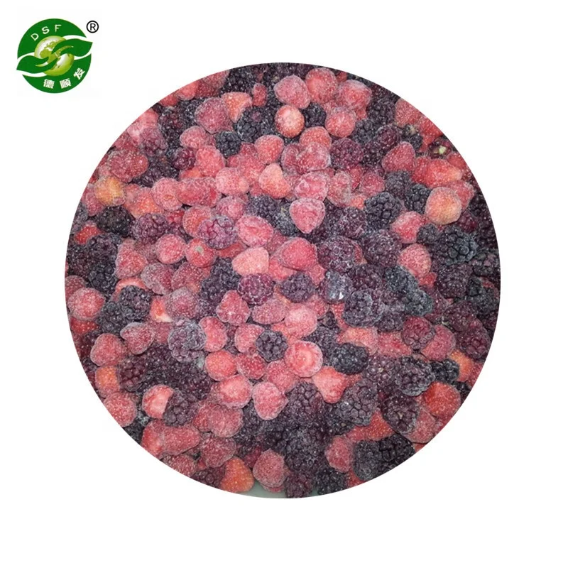 HACCP Chinese frozen vegetables and fruits 24 months shelf life IQF Mixed Berries