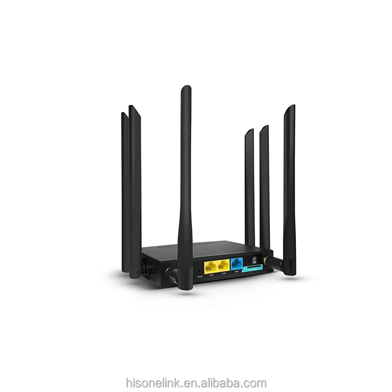 G4309K Industrial 4g wifi router 6 antennas 4g lte router 3 lan port 300mbps 4g router with sim card