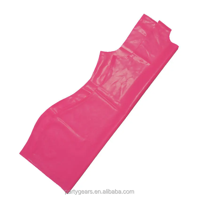 Новинка Женская Розовая Сексуальная одежда топы жилет без рукавов латексный сексуальный костюм латексные