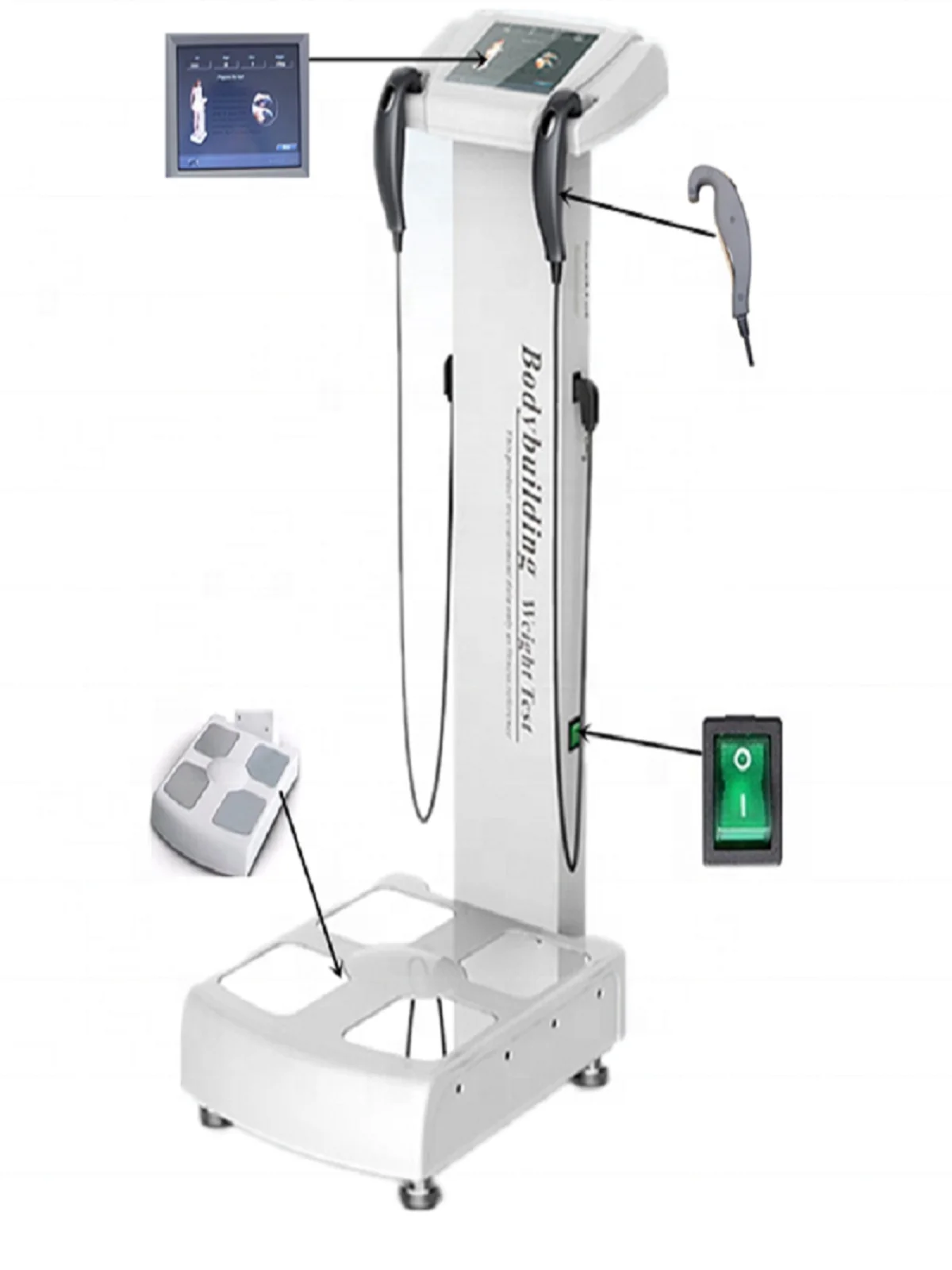 Professional body fat analyzer composite multi-frequency bioelectrical impedance analysis for salon
