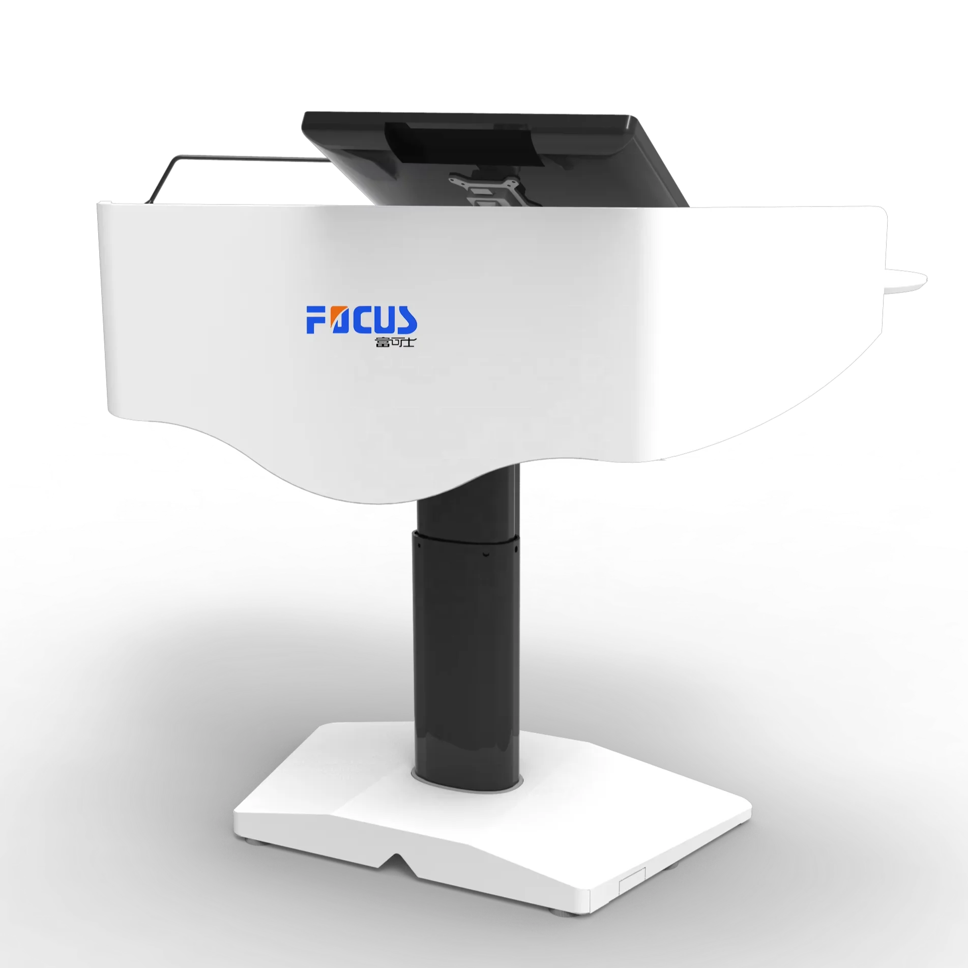 school furniture teacher supplies digital podium stand with electronic height lifter & support arm for school & meeting room