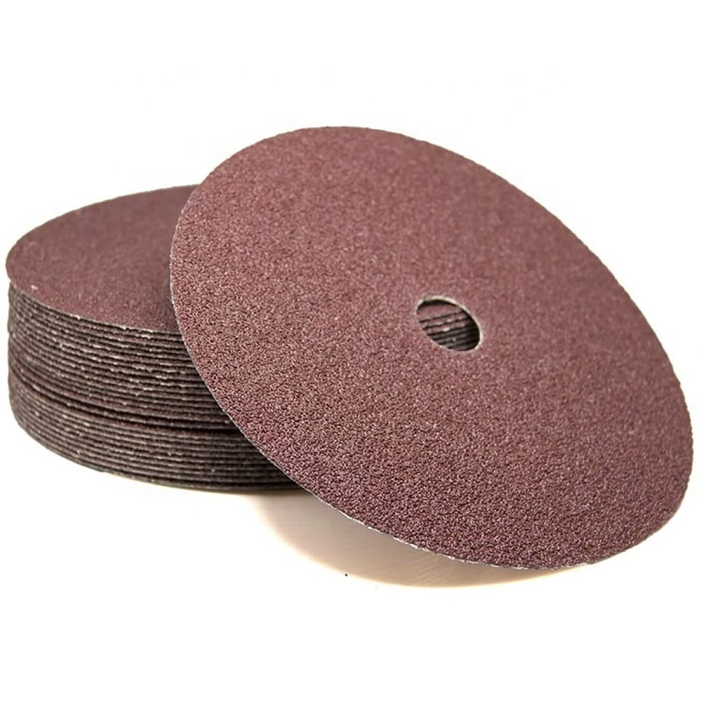 
100mm grit 120 Aluminum oxide abrasive grinding fiber disc for woods and metal 
