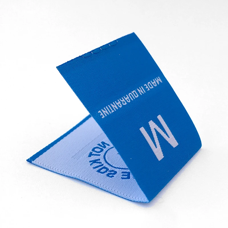 
Fashion Design Cuctom Private Centerfold wovenlabels Trouser Children Clothing Woven Size Main Labels 