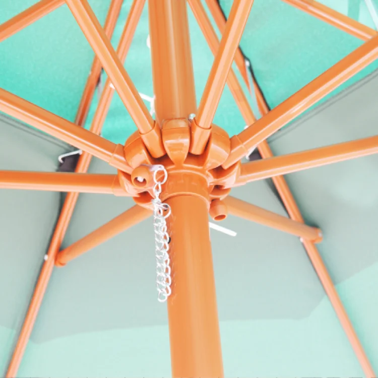 Customized Outdoor Aluminum Center Pole Parasol Custom Print Market Wholesale Patio Parasol Umbrellas