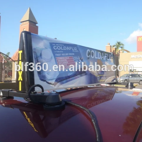 
Реклама на такси 