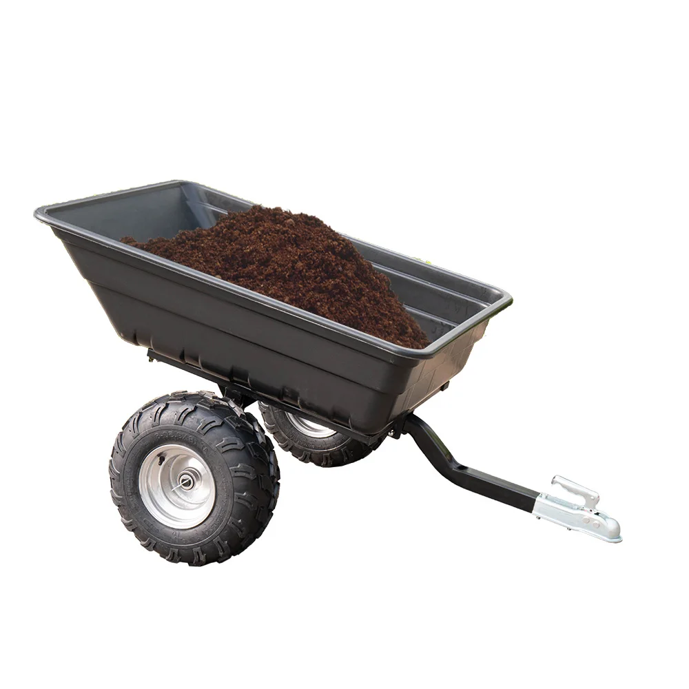 Rear Dump Tipper Trailer Multi Purpose Garden Trailer Dump Farm Atv With Trailer