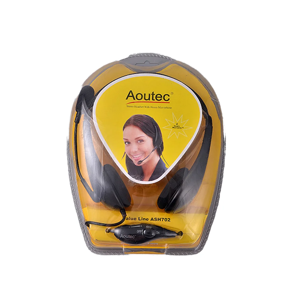 Custom printed logo and size packaging headset blister plastic tray with paper card