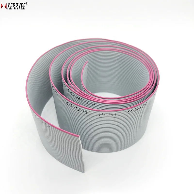 1.27mm pitch electrical wire flat cable UL2651 34P connector