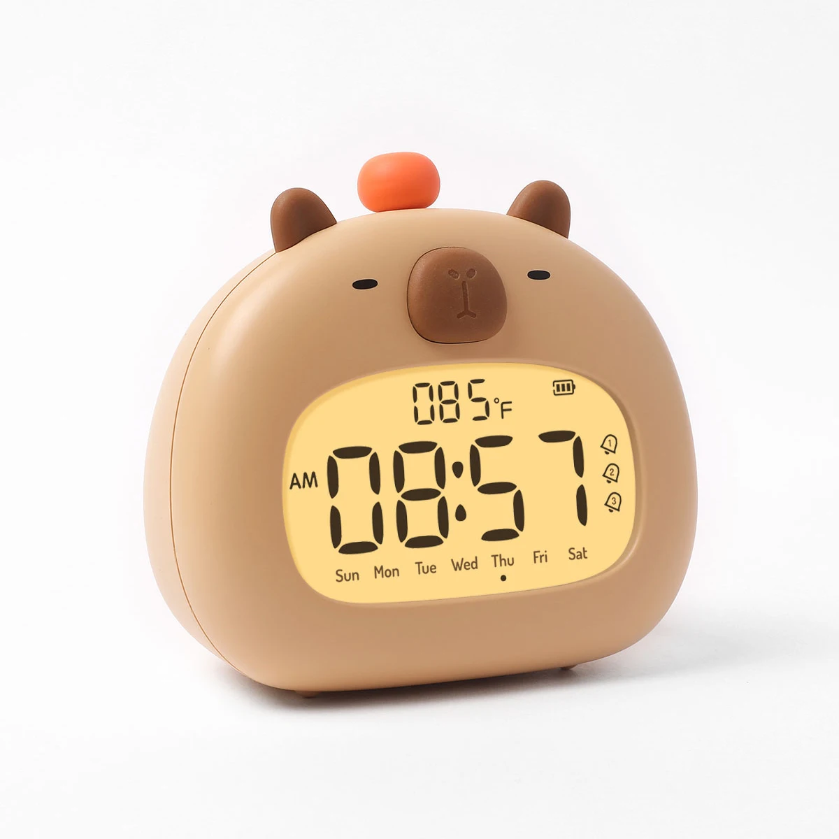 Hot New Products Fashionable Capybara Clock Led Digital Table Clock For Bedroom Decor