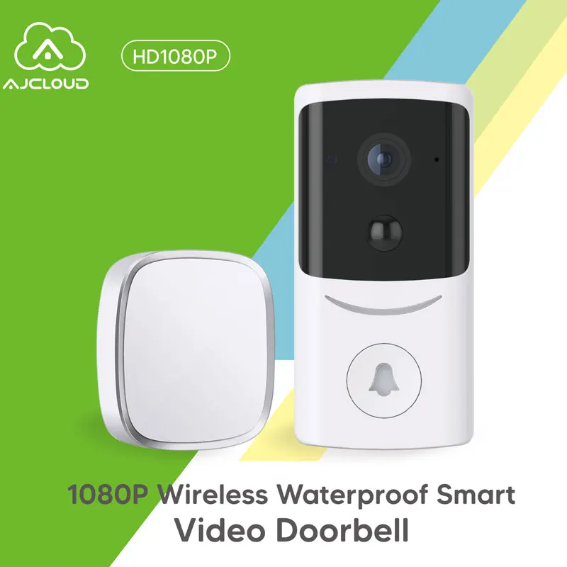 New arrived 1080p hd wireless wifi video doorbell gate camera video door bell camera with monitor