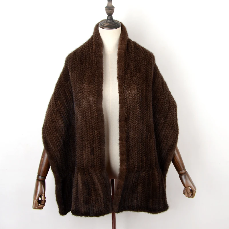 Fashion accessories Mink shawl Lengthening and widening Fur shawl for women to keep warm outdoors True mink scarfhig h-grade