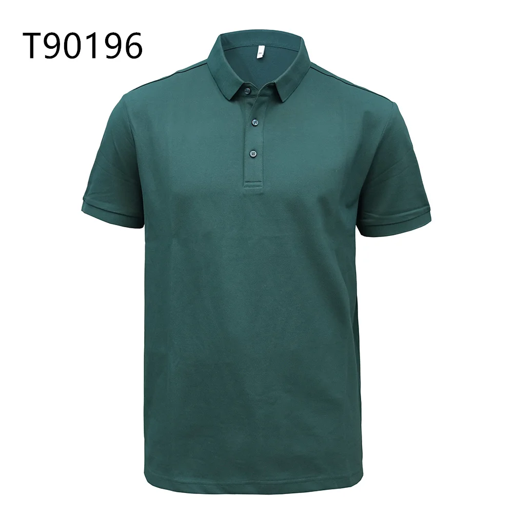 New Trend Fashion Mens T-shirts Casual Polo Neck High Quality Cotton Tshirt Polo T shirt