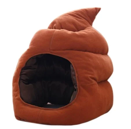 Забавная фальшивая шляпа в форме какашки мягкая плюшевая игрушка Полный головной убор реквизит для косплея вечеринки фото подарок